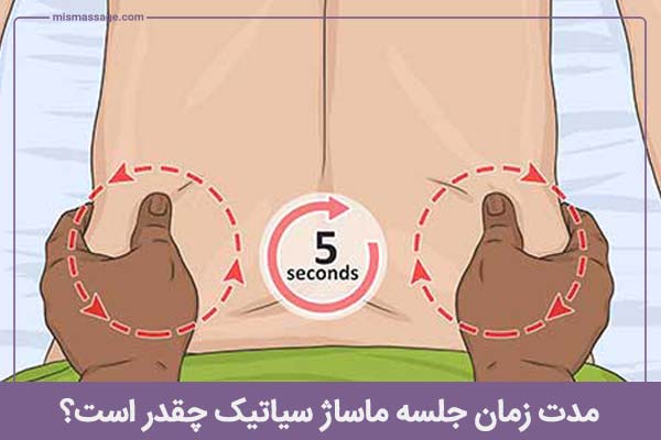 مدت زمان جلسه ماساژ سیاتیک چقدر است؟