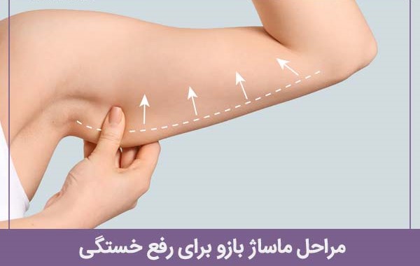  ماساژ بازو برای رفع خستگی شامل چه مراحلی است؟