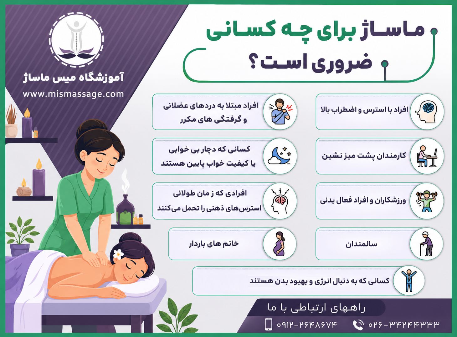 ماساژ برای چه کسانی ضروری است؟
